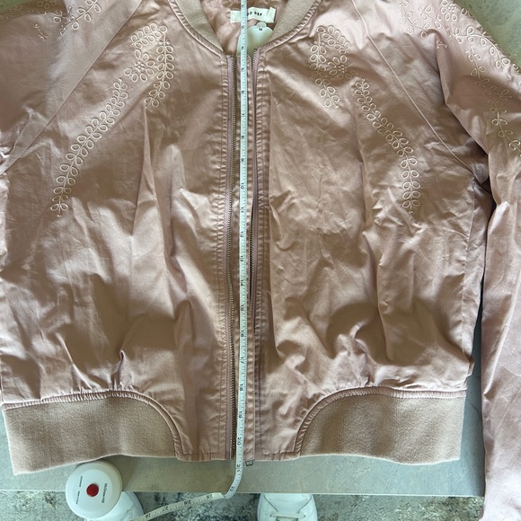 Light pink jacket with pretty embroidery NWT - Picture 7 of 8